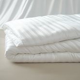Hotel Quality Satin-Striped Duvet - All Togs and Sizes