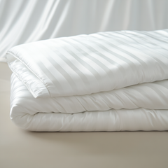 Hotel Quality Satin-Striped Duvet - All Togs and Sizes