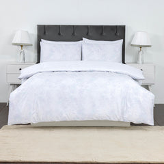 100% Cotton Sateen Printed Duvet Cover Set - 300 Thread Count Luxury Bedding - Ultra Soft & Breathable - 18513