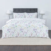 100% Cotton Sateen Printed Duvet Cover Set - 300 Thread Count Luxury Bedding - Ultra Soft & Breathable - 11487