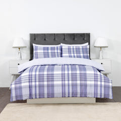 100% Cotton Sateen Printed Duvet Cover Set - 300 Thread Count Luxury Bedding - Ultra Soft & Breathable - 16871