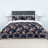 100% Cotton Sateen Printed Duvet Cover Set - 300 Thread Count Luxury Bedding - Ultra Soft & Breathable - MM81