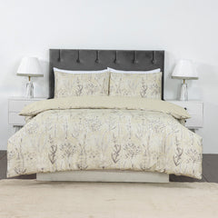 100% Cotton Sateen Printed Duvet Cover Set - 300 Thread Count Luxury Bedding - Ultra Soft & Breathable - 15437