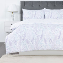 100% Cotton Sateen Printed Duvet Cover Set - 300 Thread Count Luxury Bedding - Ultra Soft & Breathable - 16870