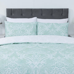 100% Cotton Sateen Printed Duvet Cover Set - 300 Thread Count Luxury Bedding - Ultra Soft & Breathable - 16835