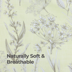 100% Cotton Sateen Printed Duvet Cover Set - 300 Thread Count Luxury Bedding - Ultra Soft & Breathable - 15437