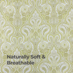 100% Cotton Sateen Printed Duvet Cover Set - 300 Thread Count Luxury Bedding - Ultra Soft & Breathable - 16830