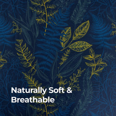 100% Cotton Sateen Printed Duvet Cover Set - 300 Thread Count Luxury Bedding - Ultra Soft & Breathable - 16870