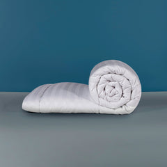 Striped Microfibre Duvet – Lightweight, Anti Allergy Quilt – Hotel Quality Bedding – All Sizes & Togs Available