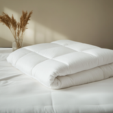 Premium Goose Feather & Down Mattress Topper – Plush 5 Inch Depth with Baffle Box Design & Elasticated Corner Straps – Available in All Sizes