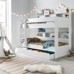 Oliver Wooden Bunk Bed and Underbed Drawer - 3FT Single
