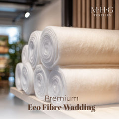 MHG Textiles Premium Wadding Roll –  270gsm/8oz, 27" Wide x 10 Meters , Polyester Padding for Quilting, Crafts, Upholstery & Sewing – Soft, Durable & Eco-Friendly