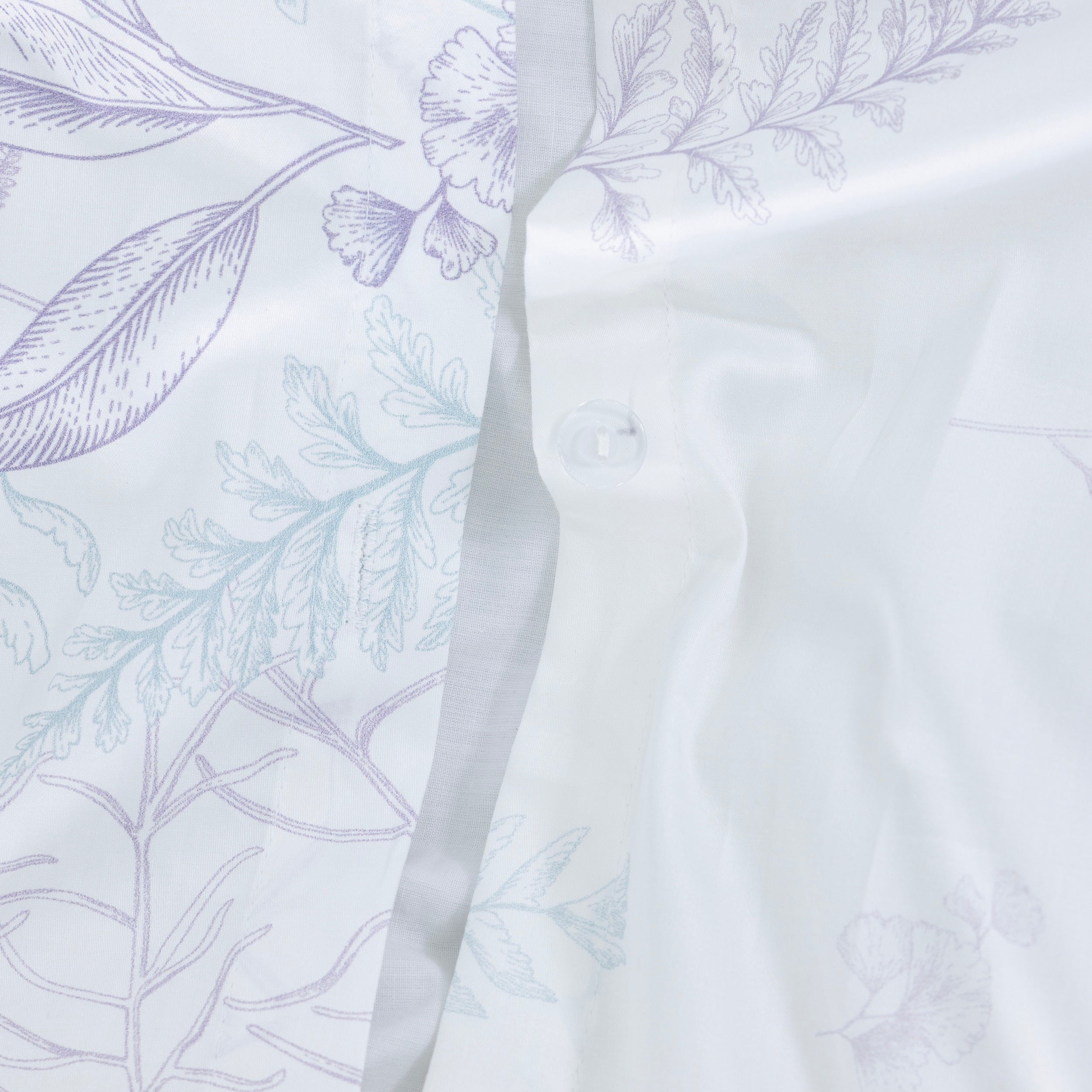 100% Cotton Sateen Printed Duvet Cover Set - 300 Thread Count Luxury Bedding - Ultra Soft & Breathable - 16870