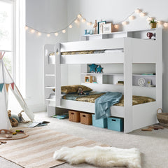 Oliver Wooden Storage Bunk Bed Frame - 3ft Single