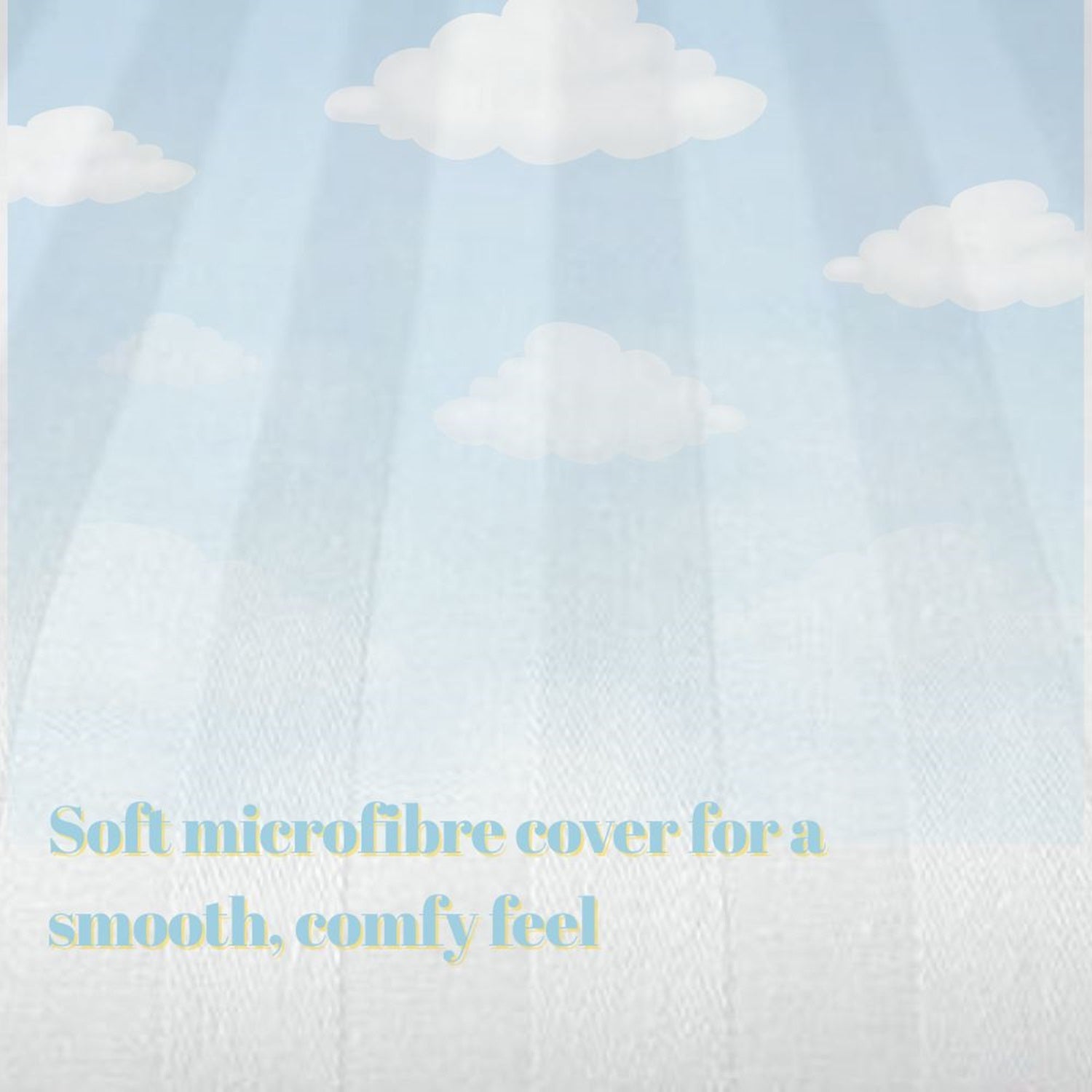 Luxury 3 Tog Summer Duvet - Lightweight, Breathable & Hypoallergenic Satin Stripe Quilt