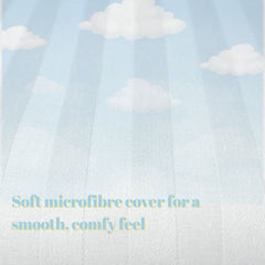 Luxury 3 Tog Summer Duvet - Lightweight, Breathable & Hypoallergenic Satin Stripe Quilt