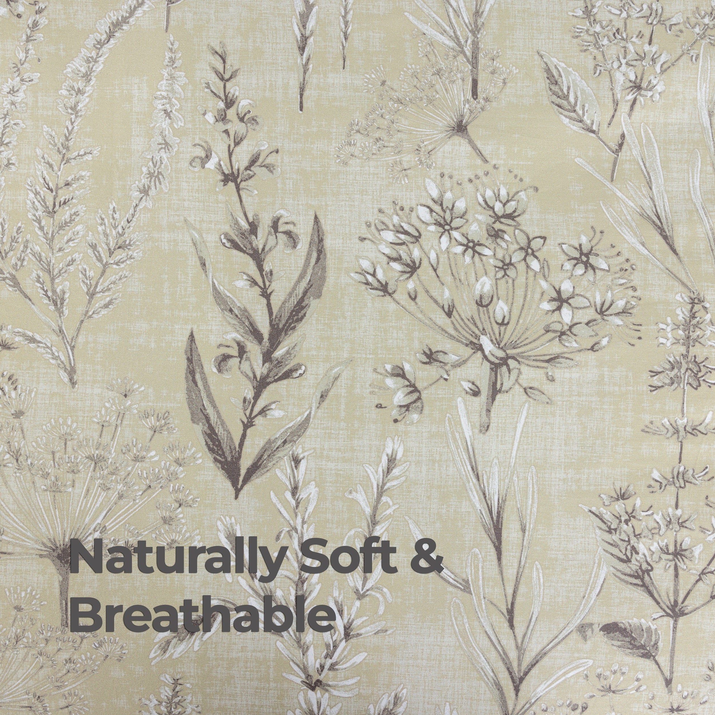 100% Cotton Sateen Printed Duvet Cover Set - 300 Thread Count Luxury Bedding - Ultra Soft & Breathable - 15437