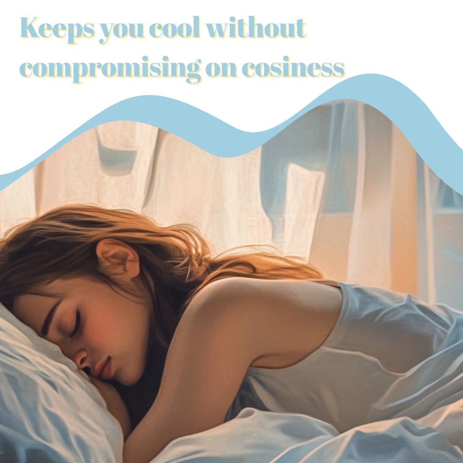 Luxury 3 Tog Summer Duvet - Lightweight, Breathable & Hypoallergenic Satin Stripe Quilt