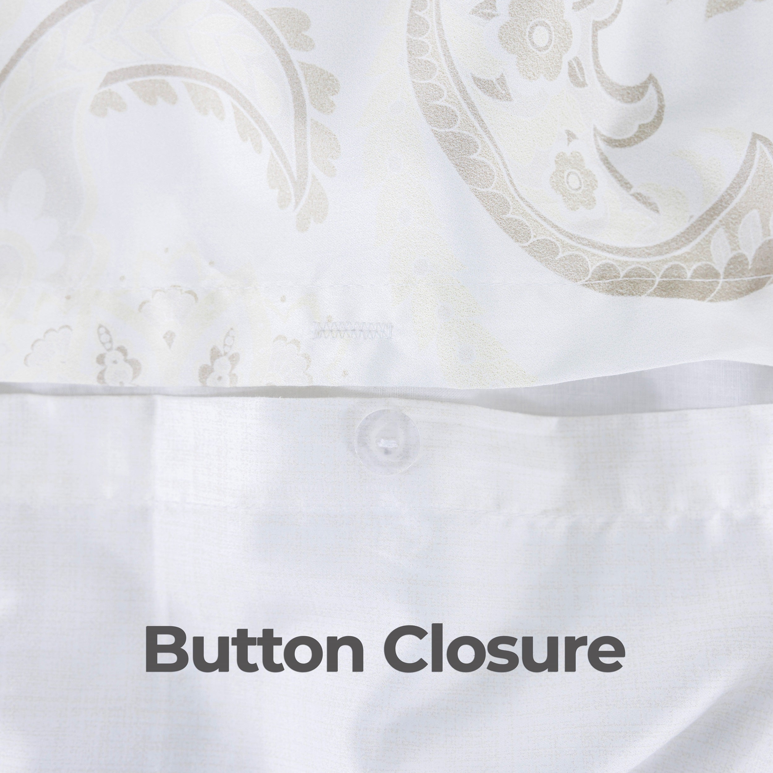 100% Cotton Sateen Printed Duvet Cover Set - 300 Thread Count Luxury Bedding - Ultra Soft & Breathable - 16873