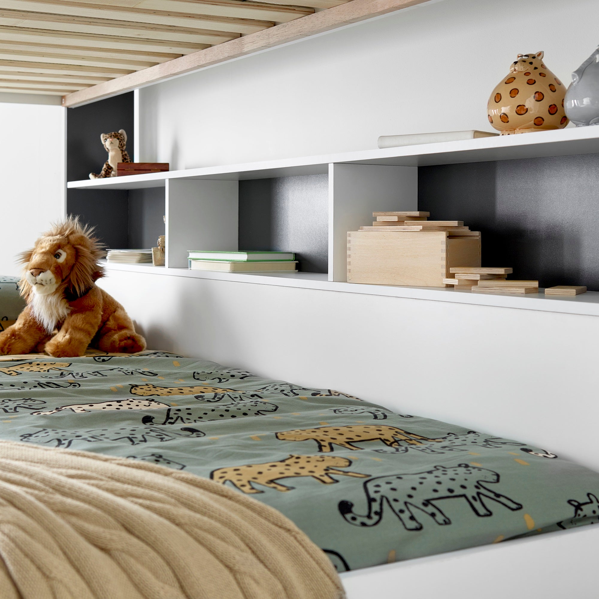 Oliver Wooden Bunk Bed and Underbed Drawer - 3FT Single